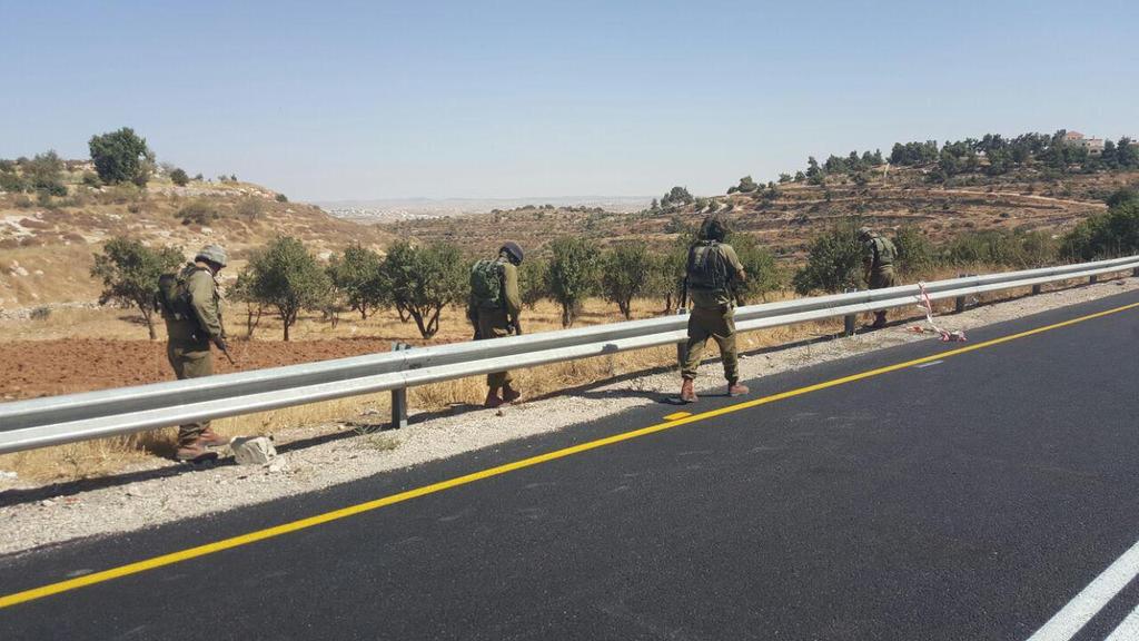 IDF troops on patrol on the West Bank 