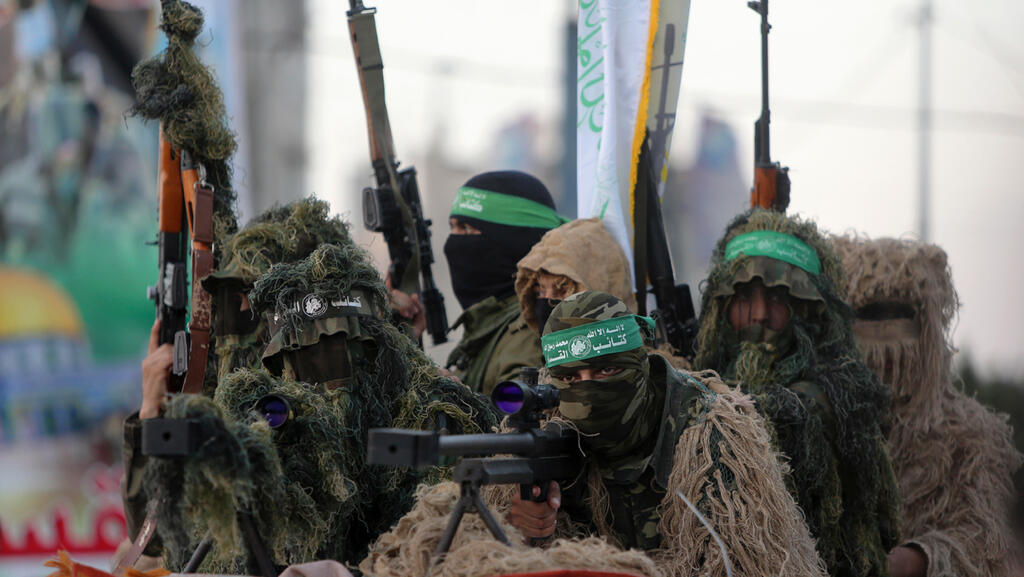 Боевики ХАМАСа в Рафиахе 