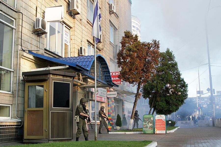 The Israeli embassy in Kyiv 