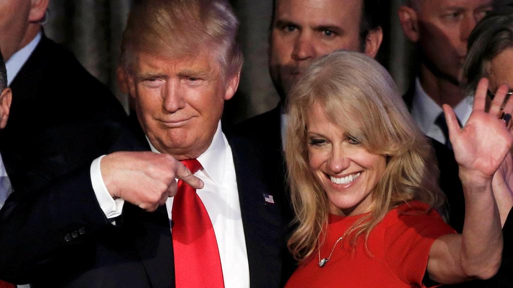 Donald Trump and Kellyanne Conway 