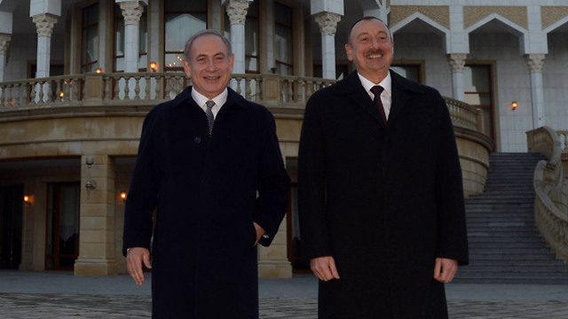 Нетаниягу и Алиев в Баку, 2016 год 