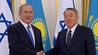 ראש הממשלה בנימין נתניהו קזחסטן נשיא נורסולטן נזרבייב ארמון
