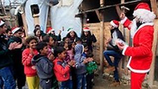 ארכיון. חג המולד במחנה פליטים סורים בלבנון