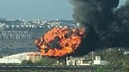 השריפה בבתי הזיקוק בחיפה, אתמול