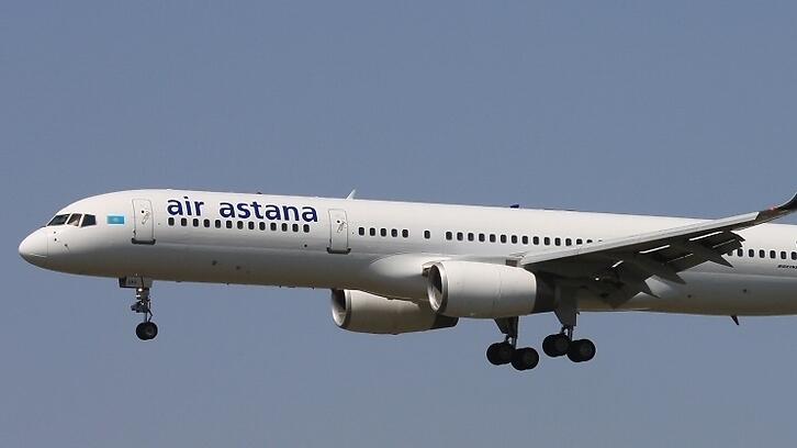 Лайнер компании Air Astana 