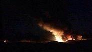 השריפה בשדה התעופה הצבאי בדמשק