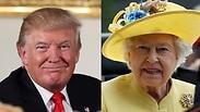 ייפגשו? המלכה אליזבת השנייה ודונלד טראמפ                       