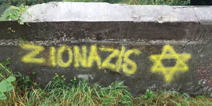 Anti-Semitic graffiti in Britain 