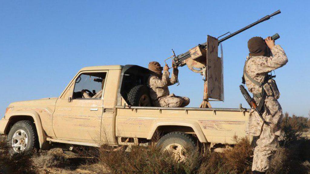 Islamic State militants in Sinai 
