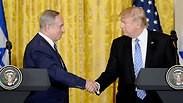 טראמפ ונתניהו בפגישתם אמש 