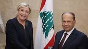 לה פן ונשיא לבנון עון                             