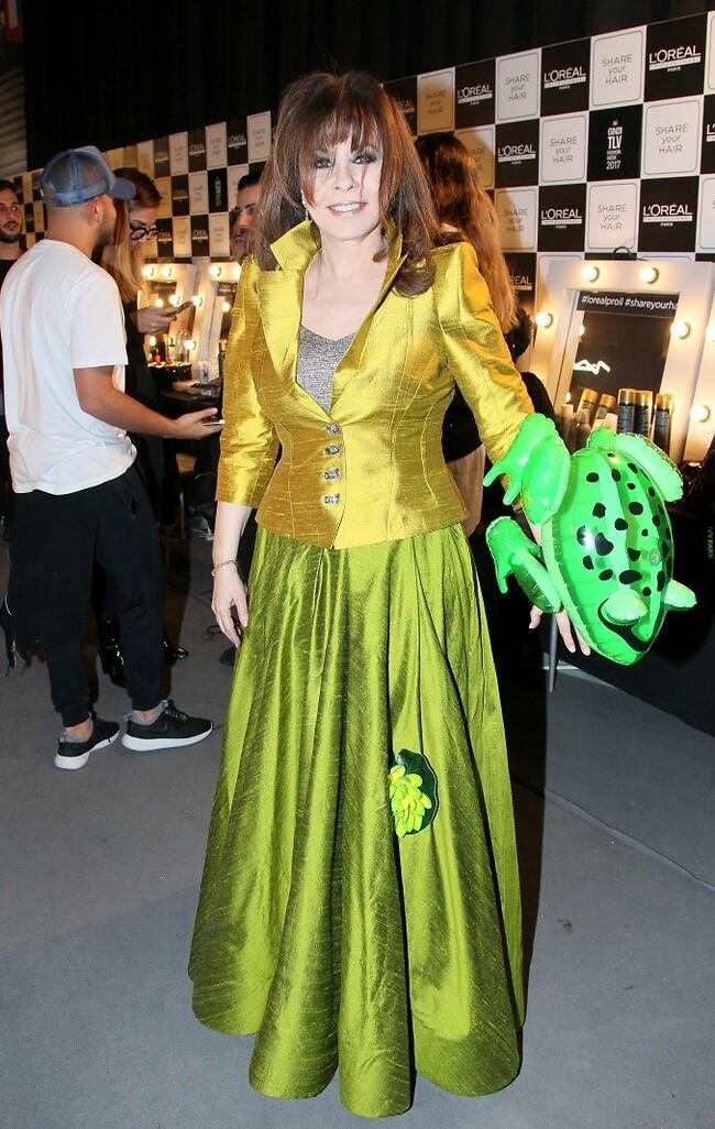 ירדנה ארזי היא טטיאנה מ"הנסיכה והצפרדע" בעיצוב רזיאלה