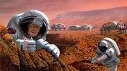 מושבה במאדים. הדמיה