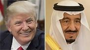 מלך סעודיה סלמאן וטראמפ                    