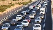 פקקים ערב ראש השנה כבישים חג מכוניות