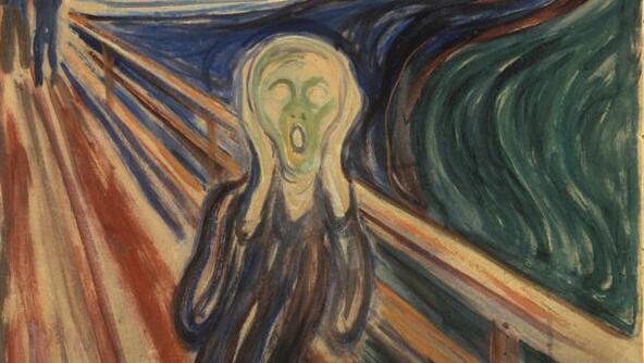 Edvard Munch's famous painting 'The Scream'