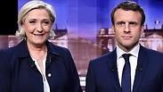 אחד מהם ינהיג את צרפת בחמש השנים הקרובות. מקרון ולה פן              