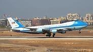 המטוס הנשיאותי בביקור אובמה בישראל