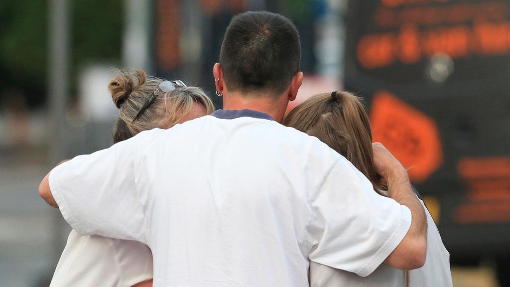 Families mourn after Manchester bombing in 2017