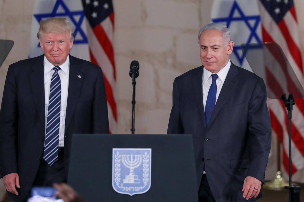 Donald Trump and Benjamin Netanyahu in Jerusalem, May 2017 