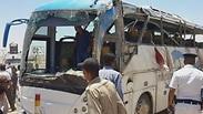 אחד האוטובוסים שהותקפו במצרים