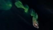 התפרצות געשית באלסקה מהחלל
