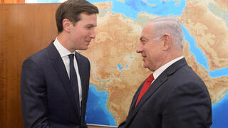 Jared Kushner with Benjamin Netanyahu 