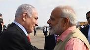 פגישת נתניהו וראש ממשלת הודו בישראל. ארכיון 
