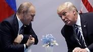 טראמפ ופוטין בפגישה בהמבורג      
