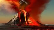 התפרצות הר געש בהוואי. ארכיון