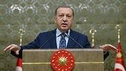 תקף בחריפות את ישראל. הנשיא ארדואן 