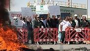 עובדי חיפה כימיקלים דרום מפגינים נגד הפיטורים
