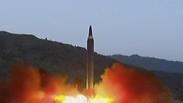 שיגור טיל בליסטי של צפון קוריאה (ארכיון)