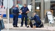 מעצר במקום הפיגוע בפינלנד 