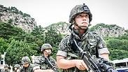 היערכות בצבא דרום קוריאה לפני התרגיל עם ארה"ב