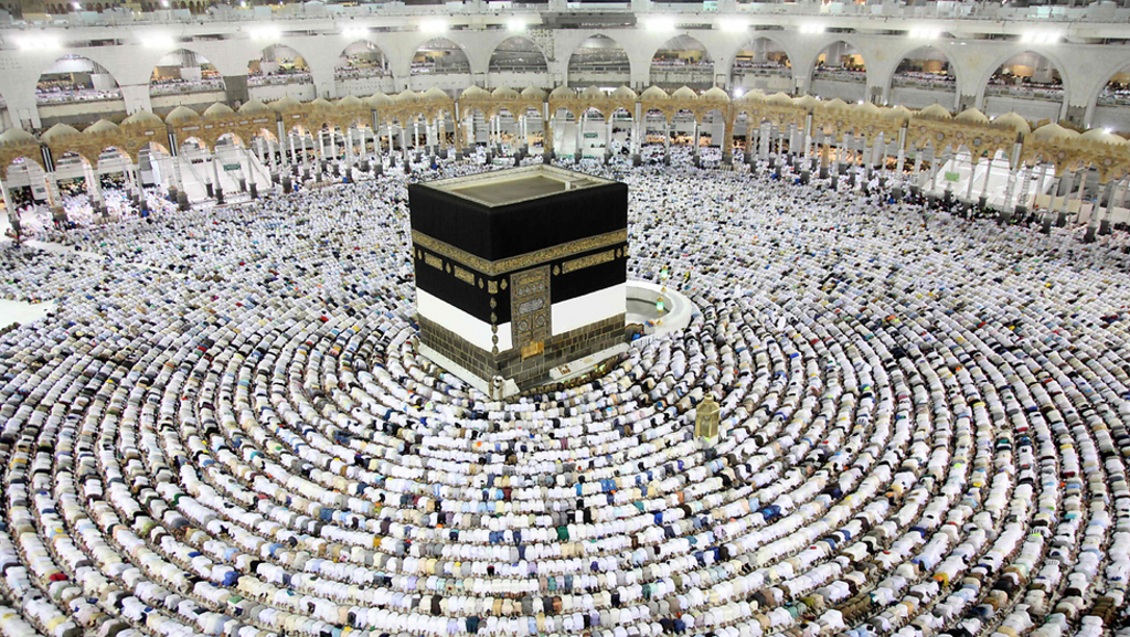 House of God in the sacred city of Mecca in Saudi Arabia 