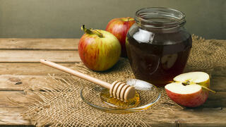 Apples and honey are traditional foods for Rosh Hashanah