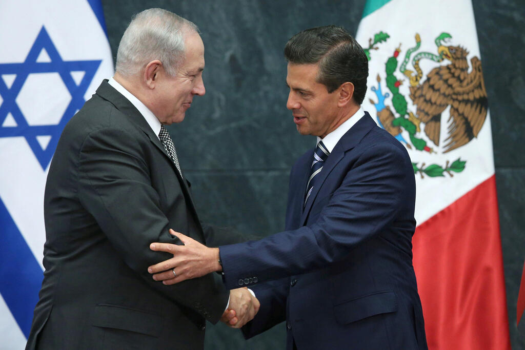 מקסיקו הודיעה שתימנע בכל הצבעה פרו-פלסטינית באו"ם. פנייה נייטו עם נתניהו
