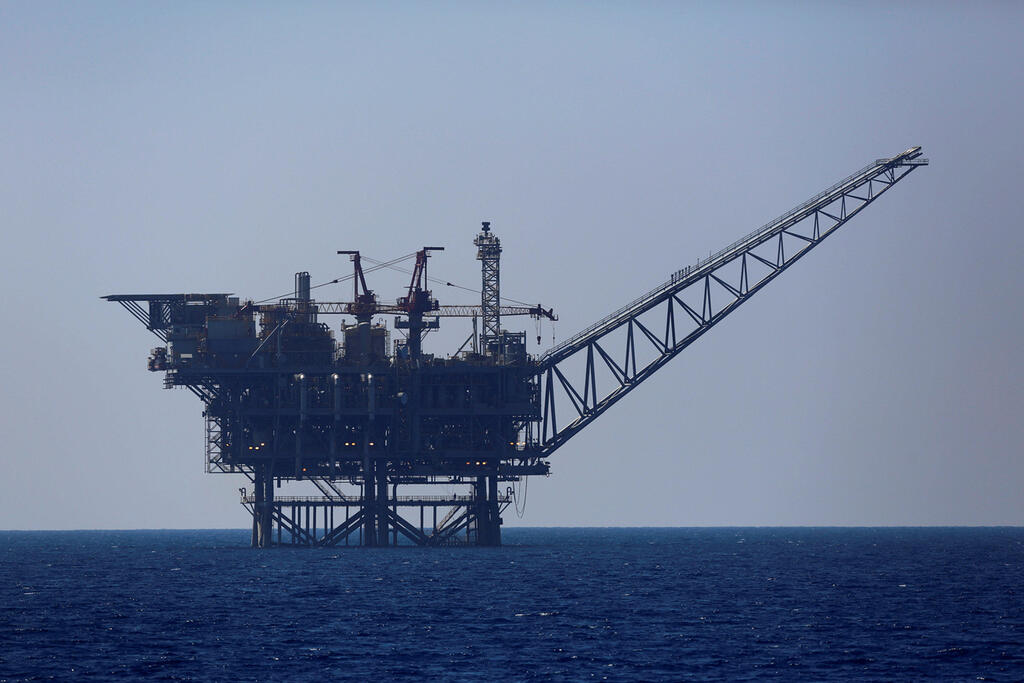 The Tamar natural gas field off the coast of Israel 