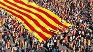 המונים בלב ברצלונה - בעד איחוד ספרד
