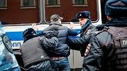 מעצר אחד הפעילים במוסקבה     