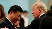 נשיא ארה"ב דונלד טראמפ ונשיא סין שי ג'ינפינג 