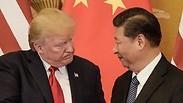 טראמפ ונשיא סין בימים יפים יותר