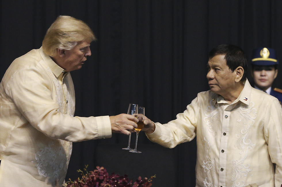 U.S. President Donald Trump and the Philippines' President Rodrigo Duterte 