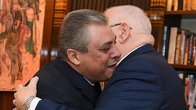 הנשיא ריבלין עם שגריר מצרים
