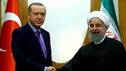 Turkish President Recep Tayyip Erdogan and his Iranian counterpart Hassan Rouhani 