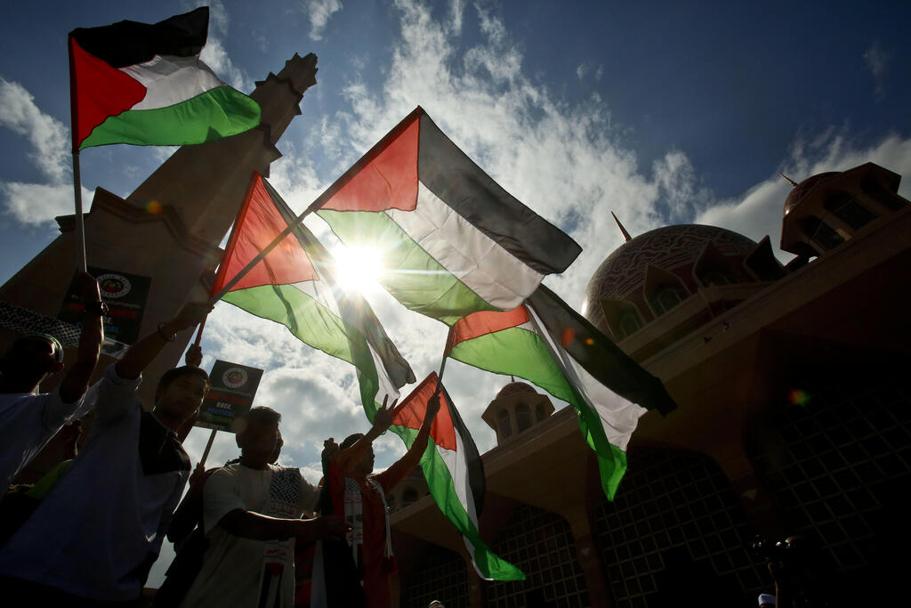 Pro-Palestinian protesters chant slogans without understanding them 