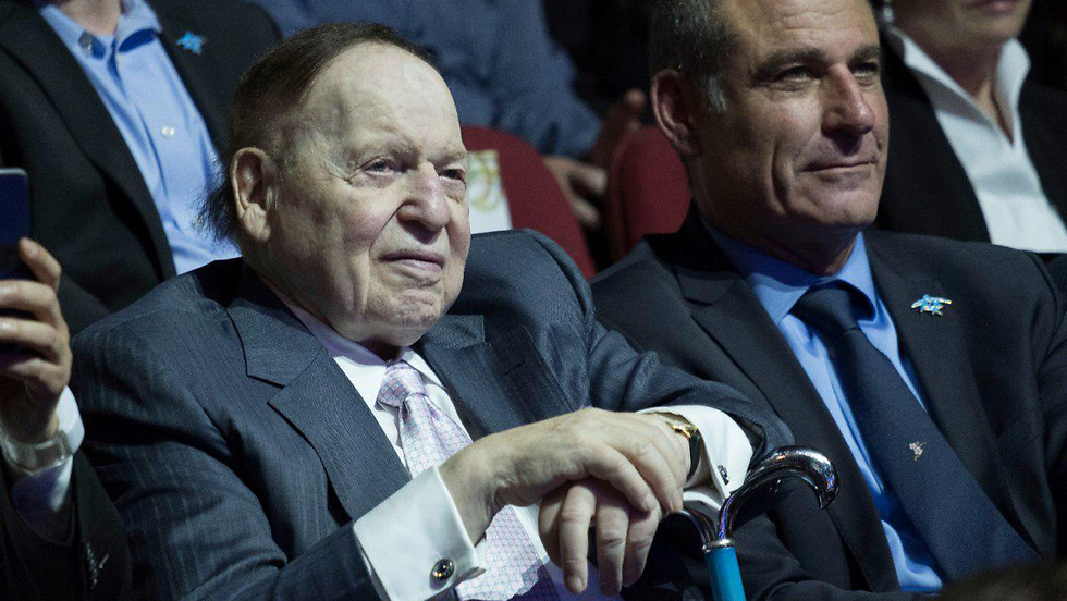 U.S. casino magnate Sheldon Adelson 