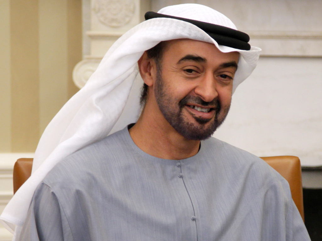 Crown Prince of the Emirate of Abu Dhabi, Deputy Supreme Commander of the United Arab Emirates Armed Forces and the de facto ruler of Abu Dhabi Mohammed bin Zayed Al Nahyan
