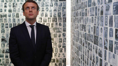 Emmanuel Macron at the Holocaust Museum 
